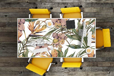 Bureau mat Botanische bladeren