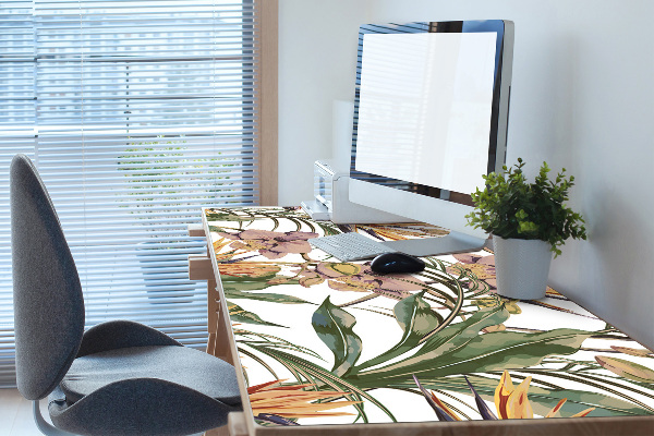 Bureau mat Botanische bladeren