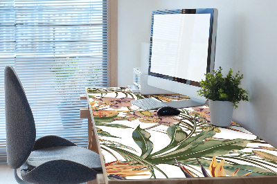 Bureau mat Botanische bladeren