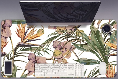 Bureau mat Botanische bladeren