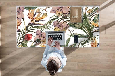 Bureau mat Botanische bladeren