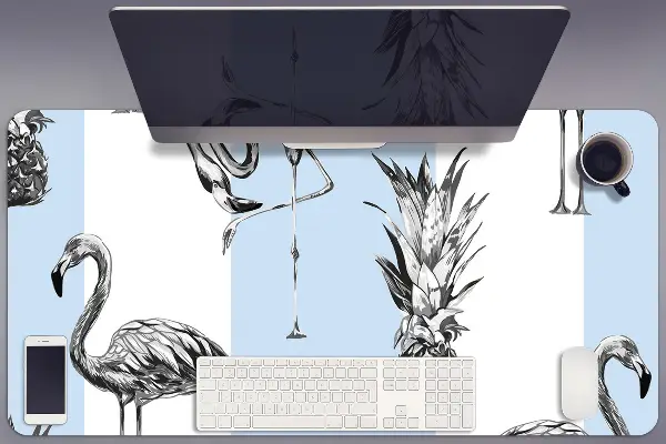 Bureau onderlegger Flaming en ananas
