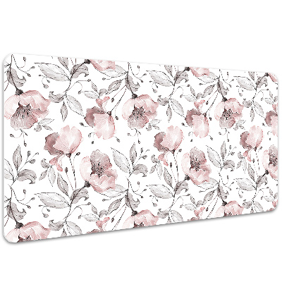 Bureau onderlegger Pastel poppies