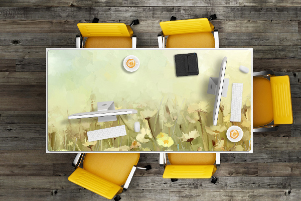 Bureau mat Veldbloemen
