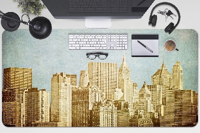 Bureau mat Manhattan wolkenkrabbers