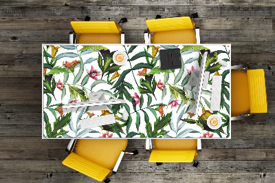 Bureau mat Tropische flora