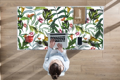 Bureau mat Tropische flora