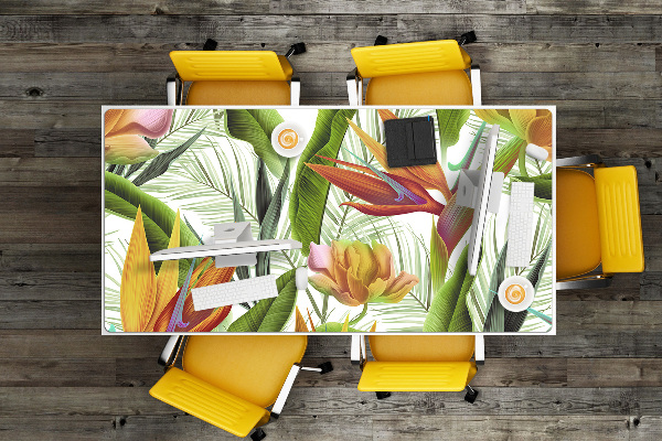 Bureau mat Tropische planten