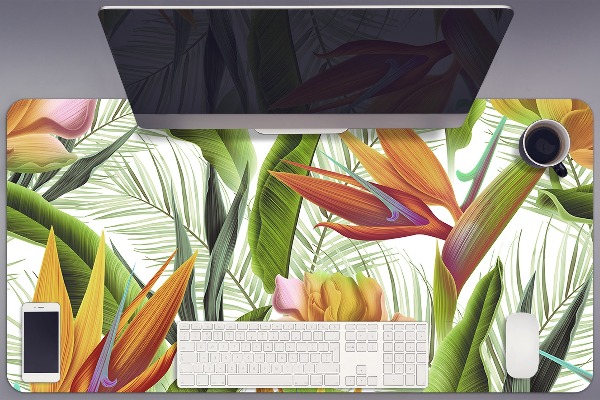 Bureau mat Tropische planten