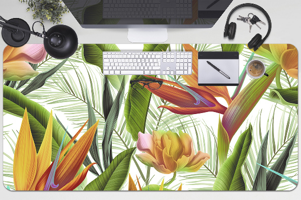 Bureau mat Tropische planten