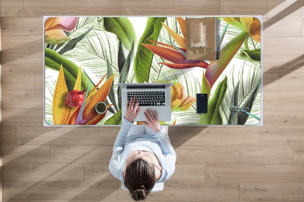 Bureau mat Tropische planten