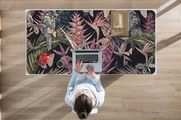 Bureau onderlegger Kolibries en vlinders