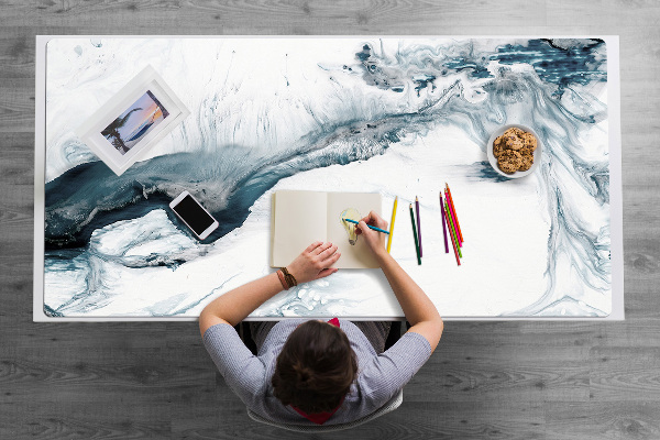 Bureau onderlegger Winterabstractie