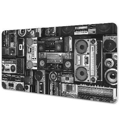 Bureau mat Old school boombox