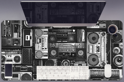 Bureau mat Old school boombox