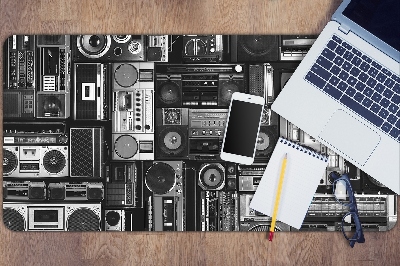 Bureau mat Old school boombox