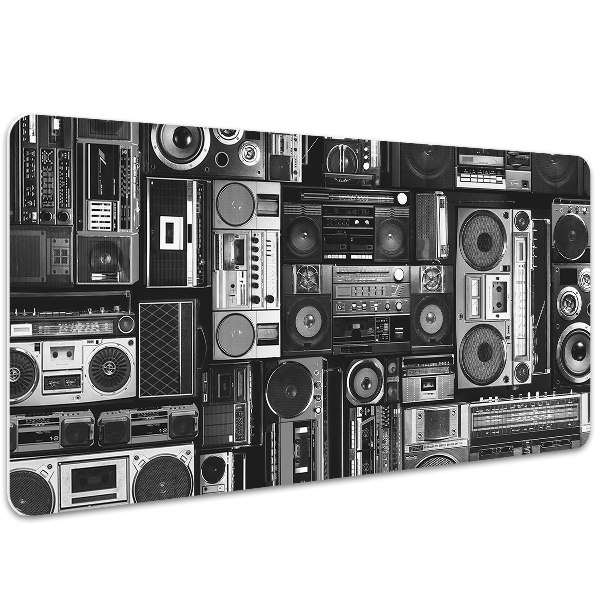 Bureau mat Old school boombox