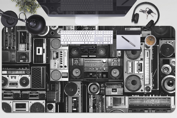 Bureau mat Old school boombox