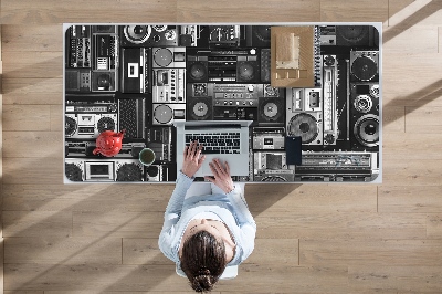 Bureau mat Old school boombox