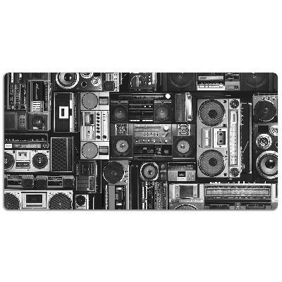 Bureau mat Old school boombox