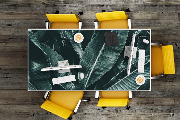 Bureau mat Exotische bladeren