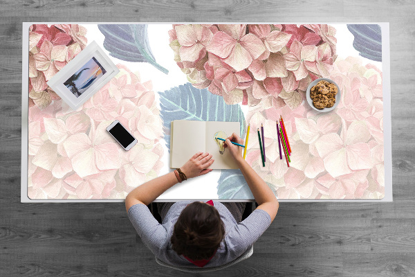 Bureau onderlegger groot Hortensia