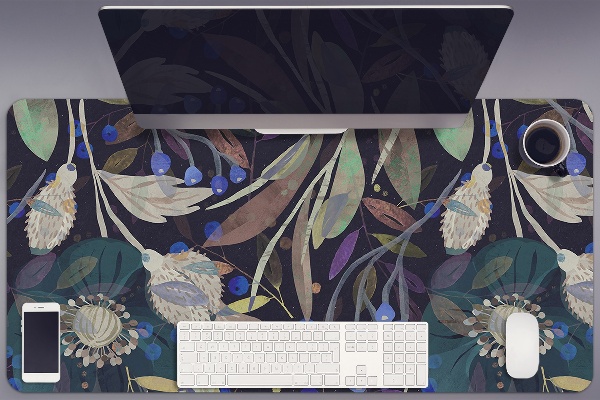 Bureau onderlegger Botanisch patroon
