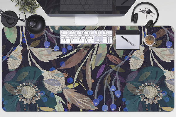 Bureau onderlegger Botanisch patroon