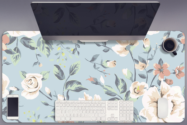 Bureau mat Bloemen vintage stijl