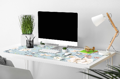 Bureau mat Bloemen vintage stijl