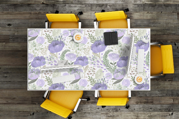 Bureau mat Pastel poppy -zaden