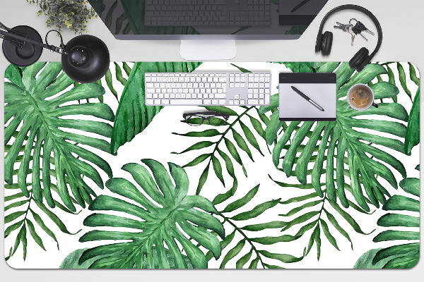 Bureau mat Palm bladeren