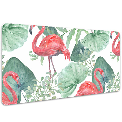 Bureau onderlegger Exotische flamingo's