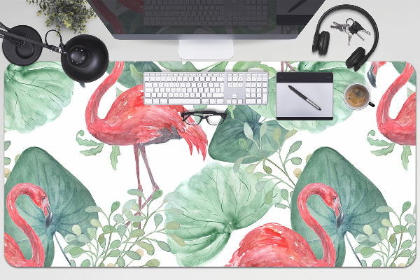 Bureau onderlegger Exotische flamingo's