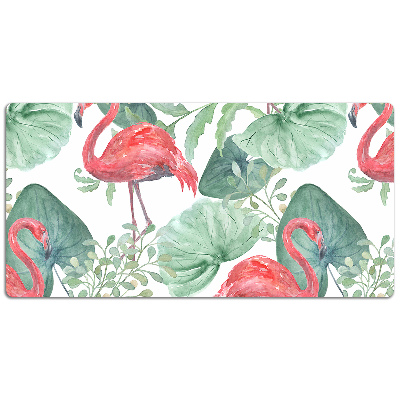 Bureau onderlegger Exotische flamingo's