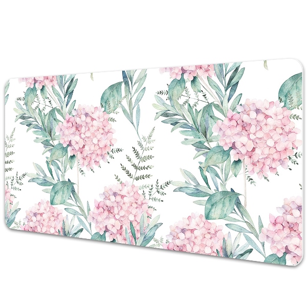 Bureau mat Lichtroze bloemen