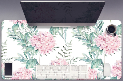 Bureau mat Lichtroze bloemen