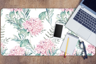 Bureau mat Lichtroze bloemen