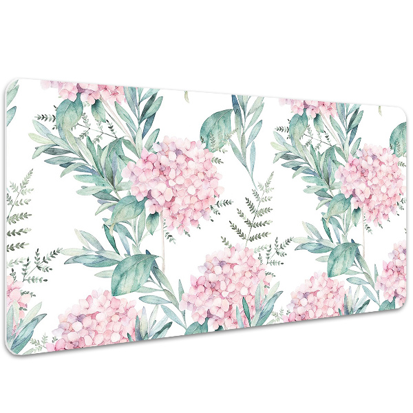 Bureau mat Lichtroze bloemen