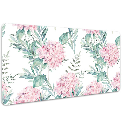 Bureau mat Lichtroze bloemen