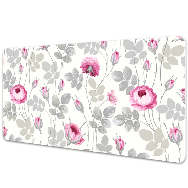 Bureau onderlegger Pastel roses