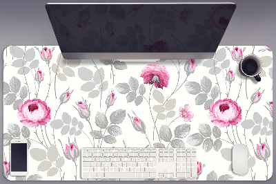 Bureau onderlegger Pastel roses