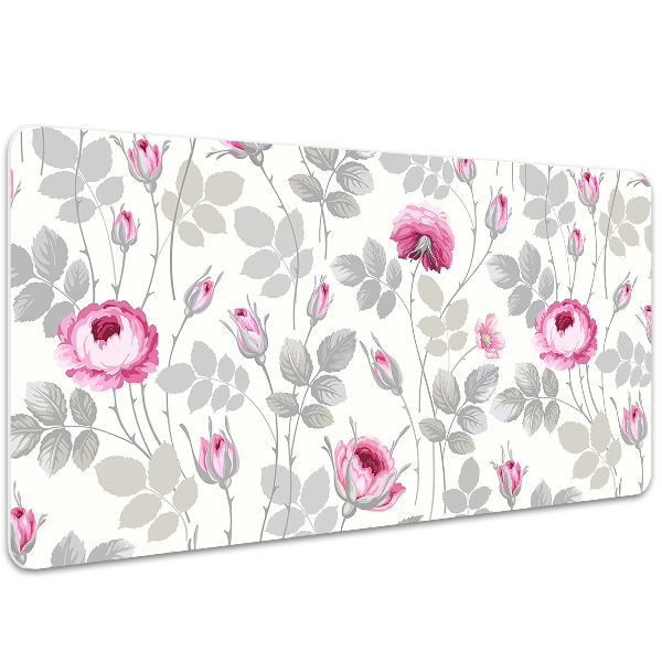 Bureau onderlegger Pastel roses