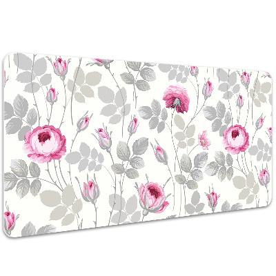 Bureau onderlegger Pastel roses