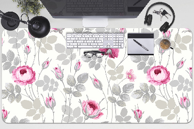 Bureau onderlegger Pastel roses