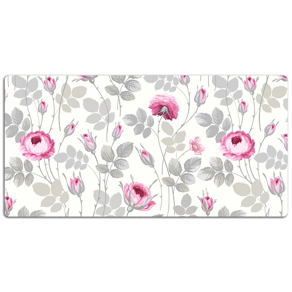 Bureau onderlegger Pastel roses