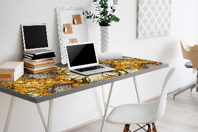 Bureau mat Retro zonnebloemen