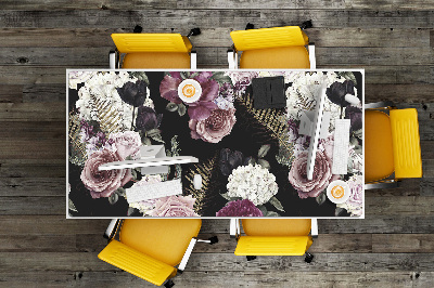 Bureau mat Romantische bloemen