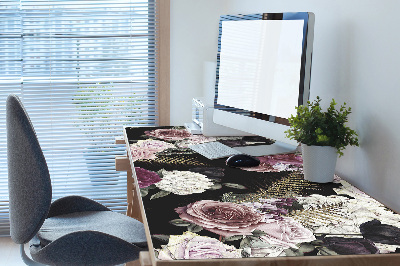 Bureau mat Romantische bloemen