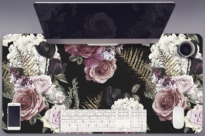 Bureau mat Romantische bloemen